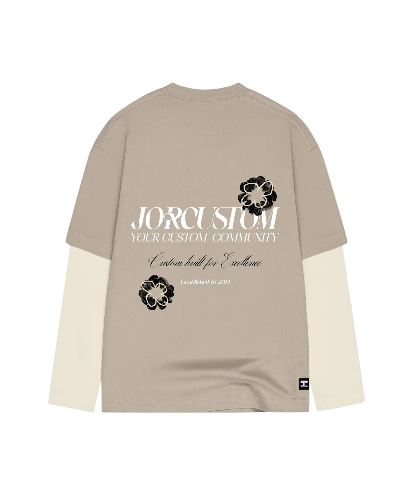 Jorcustom Flower double Layered longsleeve