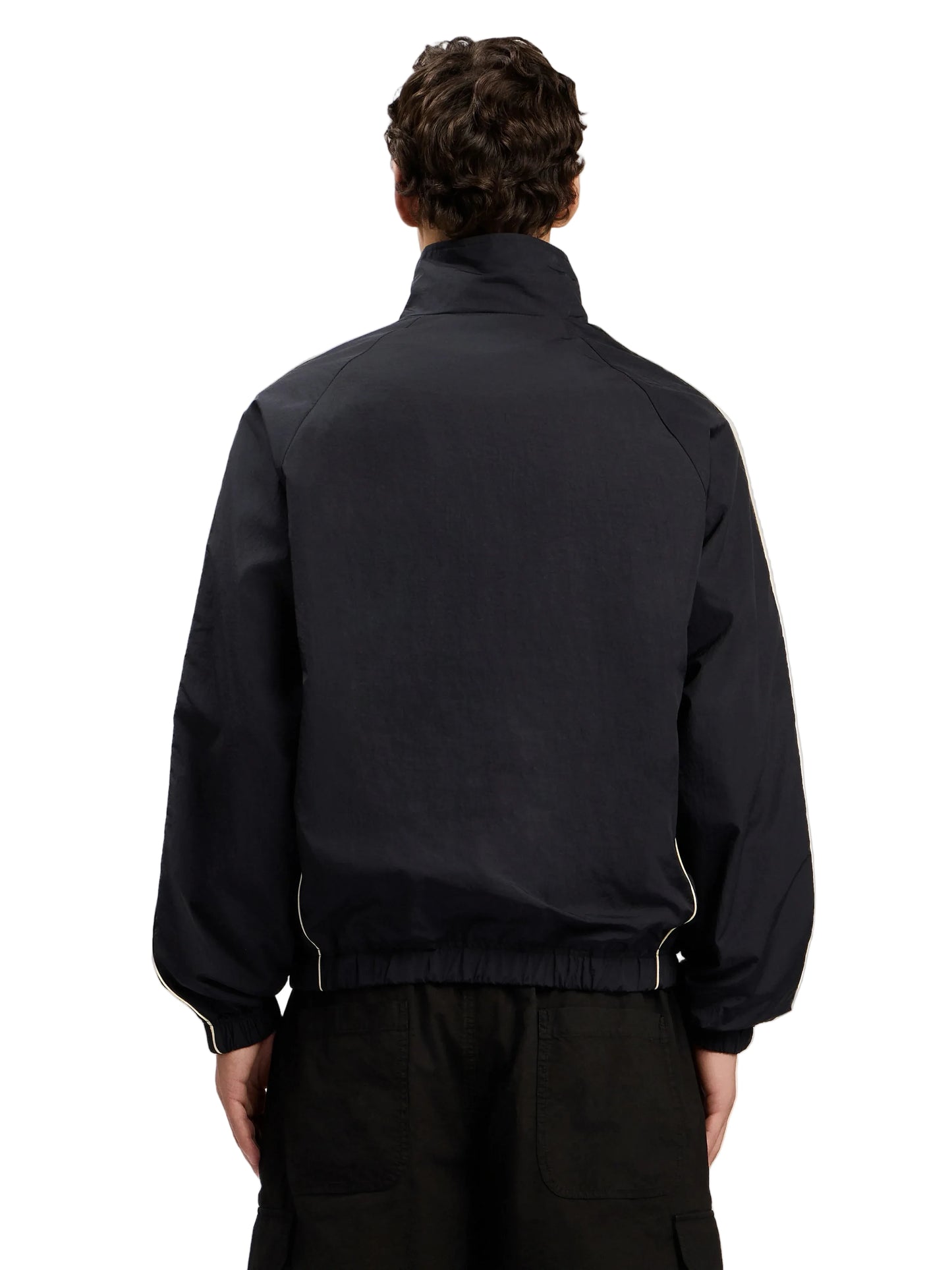 Palm Angels Curved logo vintage track windbreaker