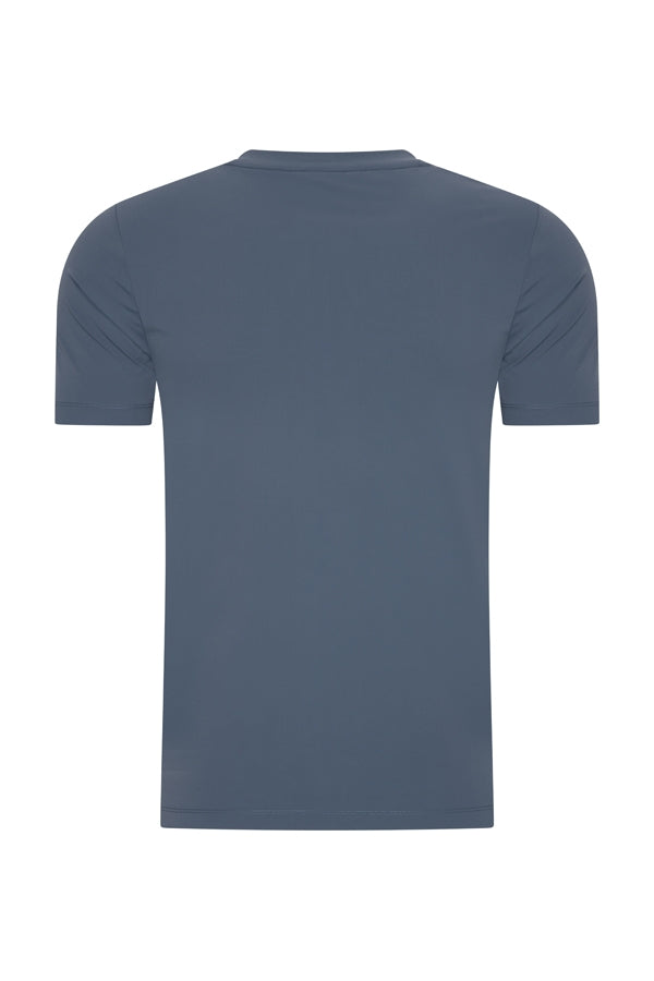 Mi Piace Cloud blue shiny t-shirt