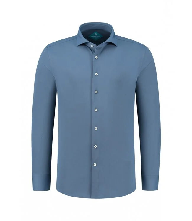 District Indigo Pique performance shirt