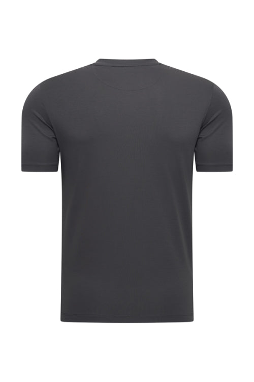 Mi Piace Grey shiny t-shirt