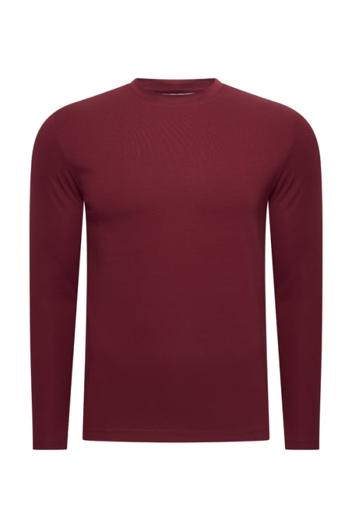 Mi Piace Burgundy shiny longsleeve