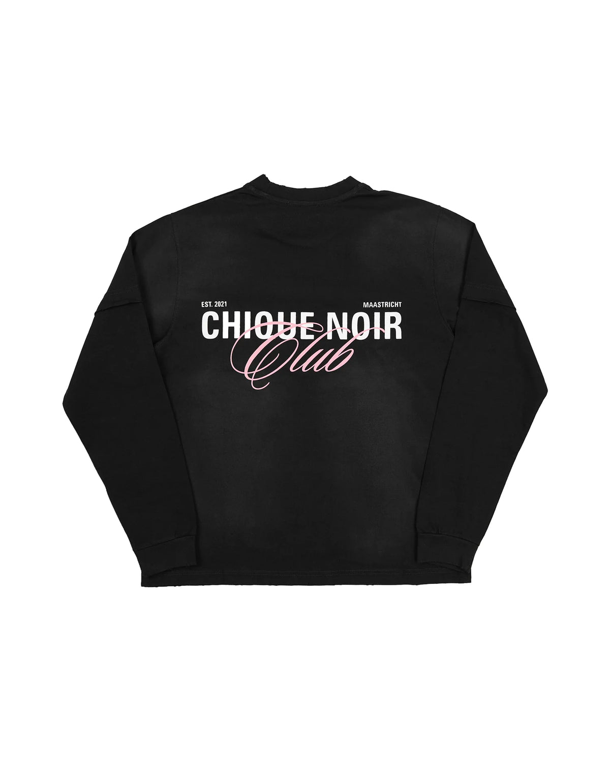 Chique Noir Club layered longsleeve
