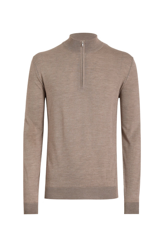 Burker Merino wool halfzip