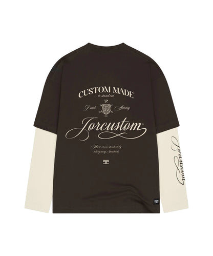 Jorcustom Handscript double layered longsleeve