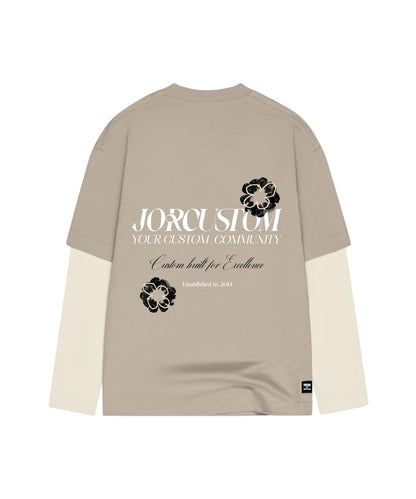 Jorcustom Flower double Layered longsleeve