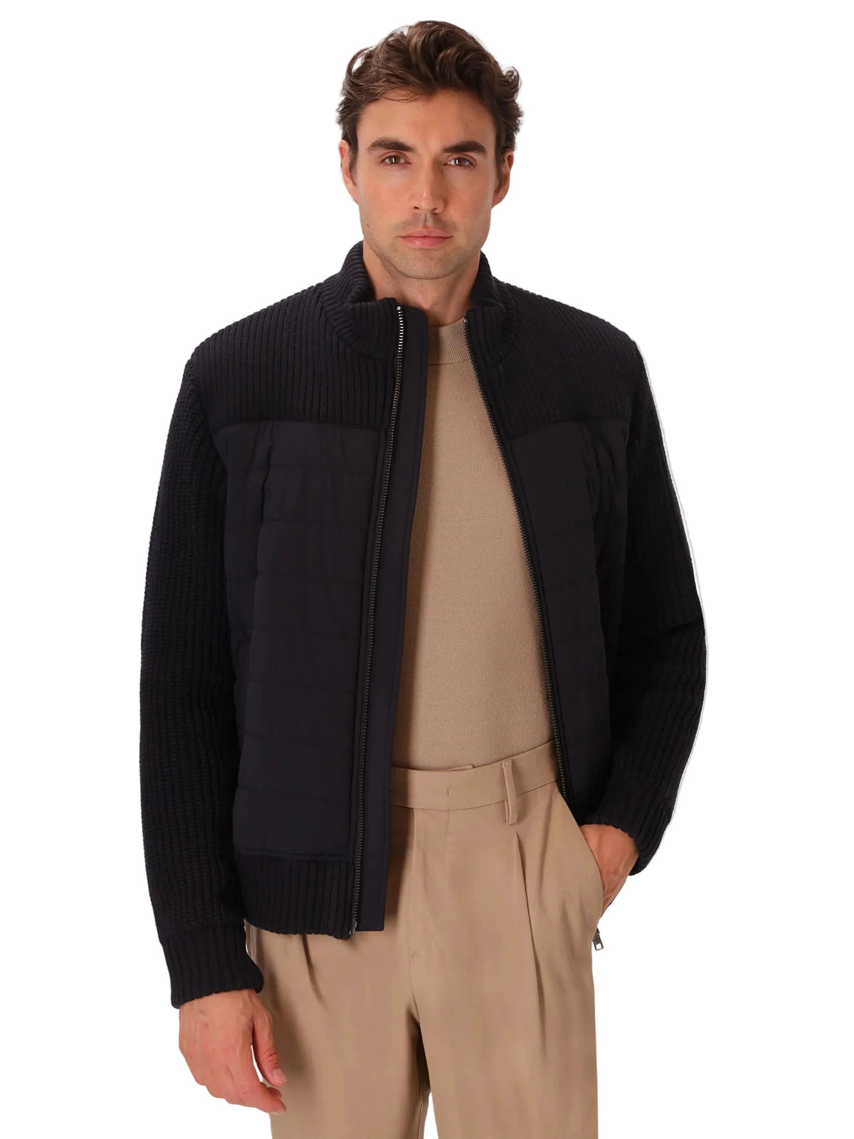 Distretto12 High neck jacket mondrian