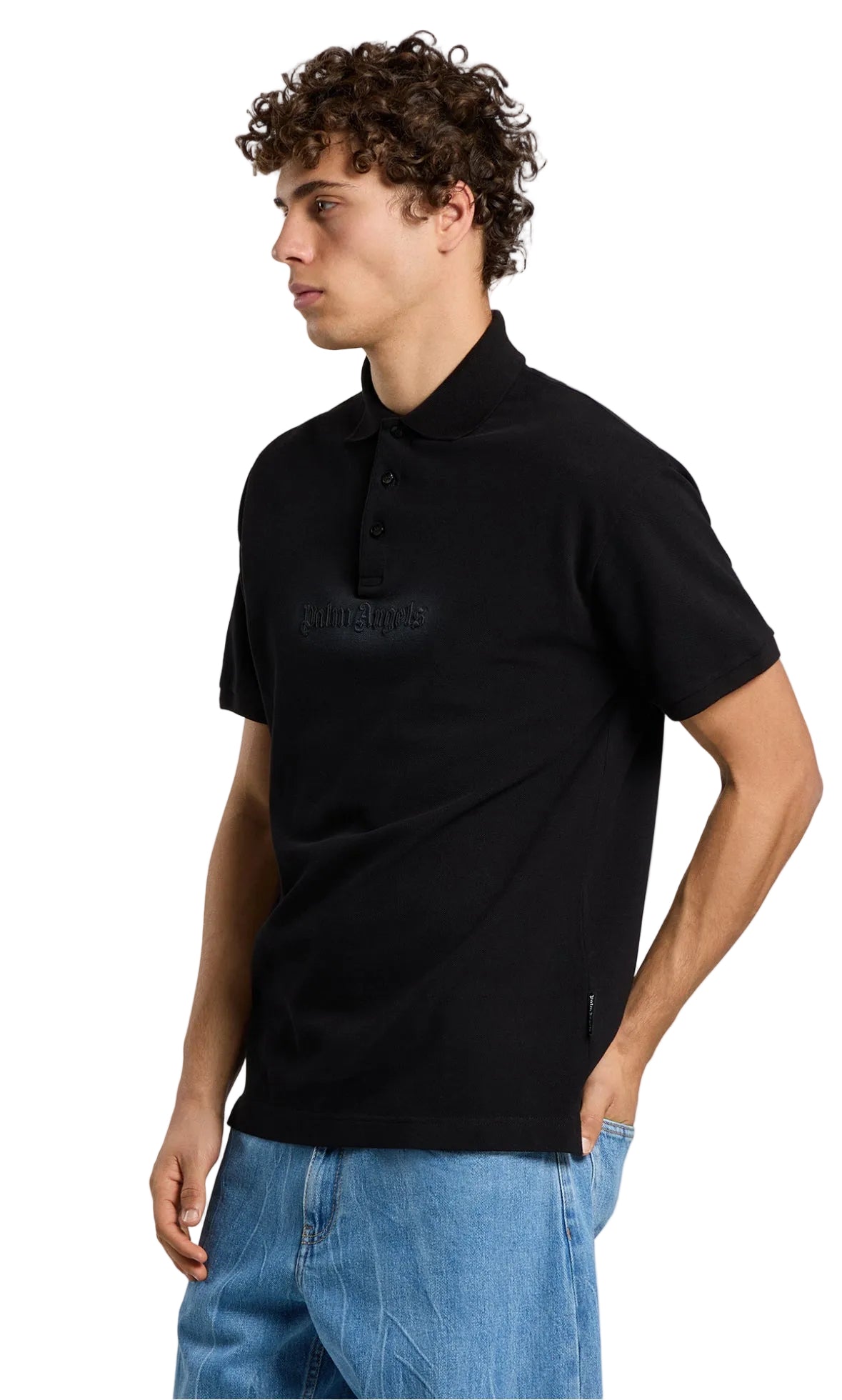 Palm Angels Logo spray regular polo