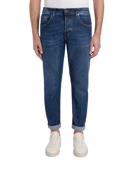 Dondup Icon regular fit jeans in stretch denim