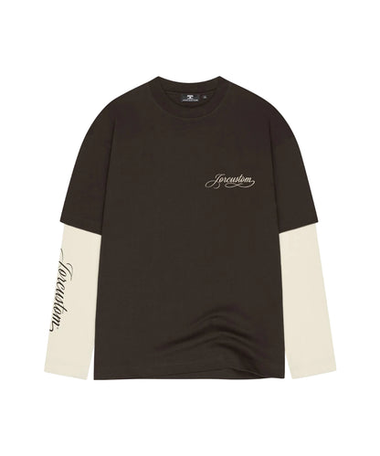 Jorcustom Handscript double layered longsleeve