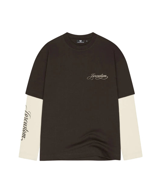 Jorcustom Handscript double layered longsleeve