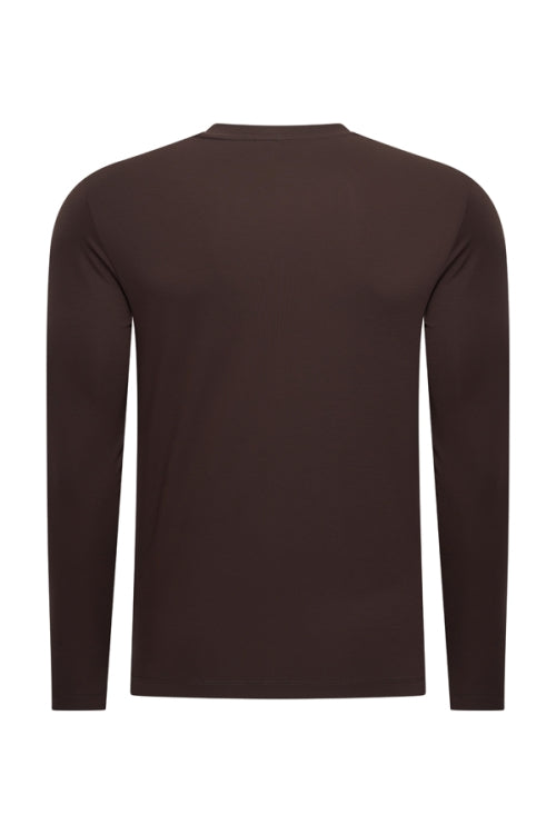 Mi Piace Espresso shiny longsleeve