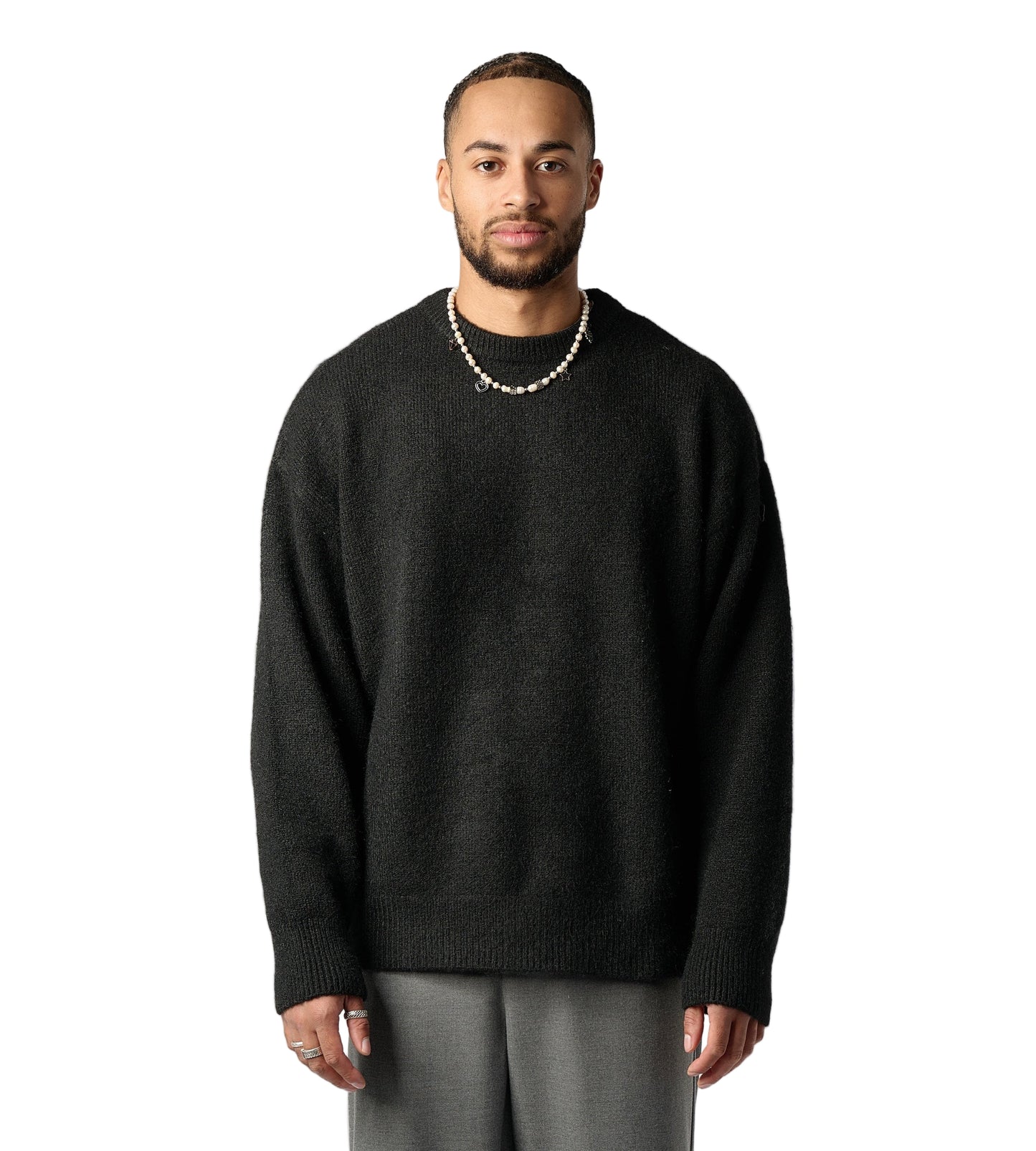 Chique Noir Brushed knit sweater