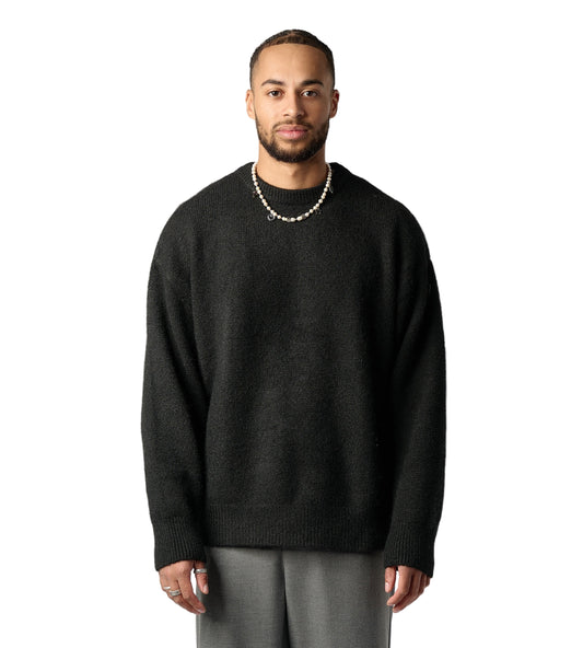 Chique Noir Brushed knit sweater