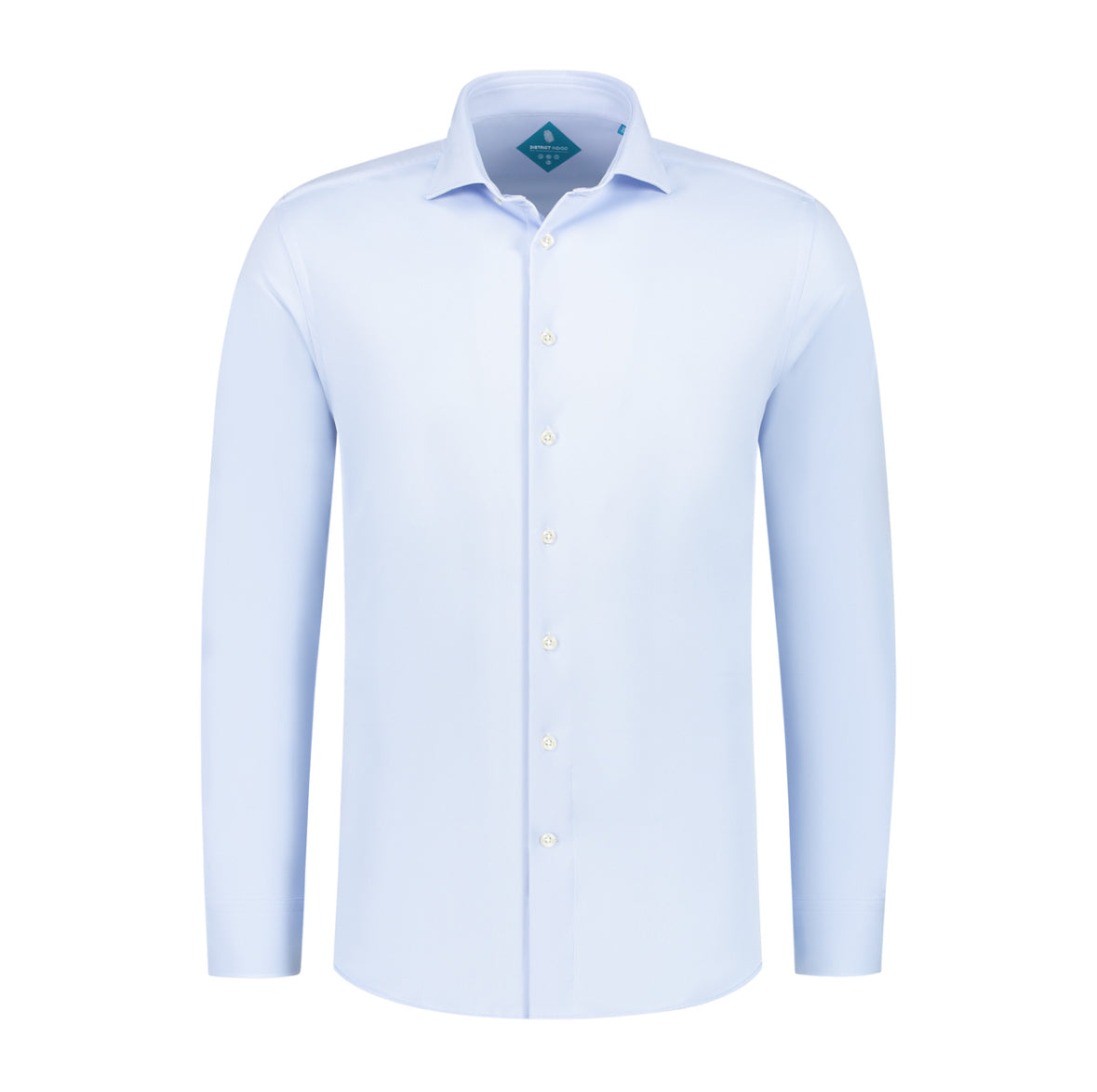 District Indigo Pique performance shirt