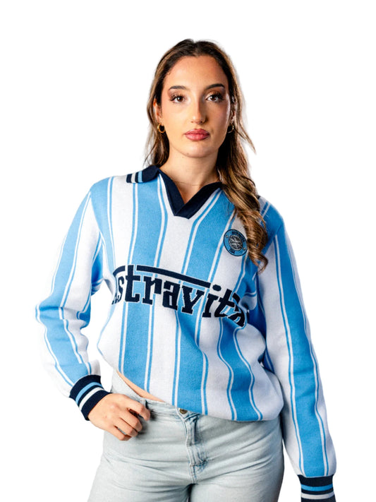 Retro knitted jersey