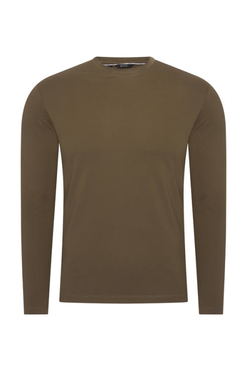 Mi Piace Olive shiny longsleeve