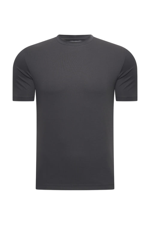 Mi Piace Grey shiny t-shirt