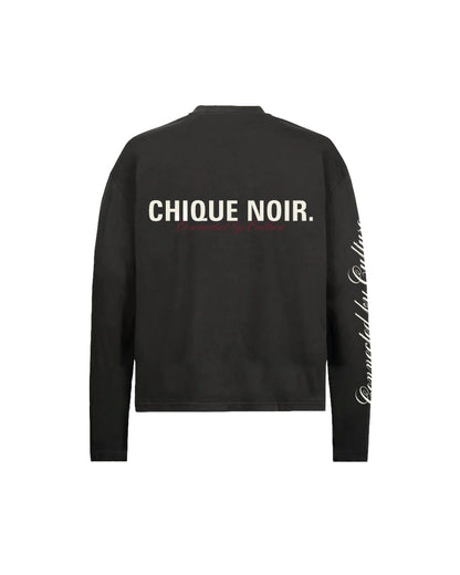 Chique Noir Boxy longsleeve
