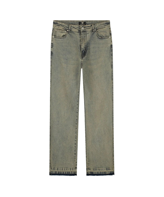 Jorcustom Open hem denim straight fit