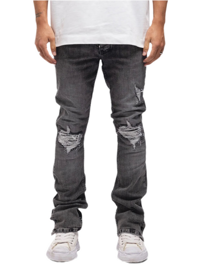 Distressed jeans