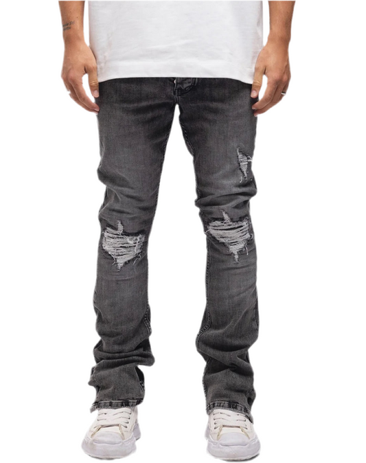 Distressed jeans