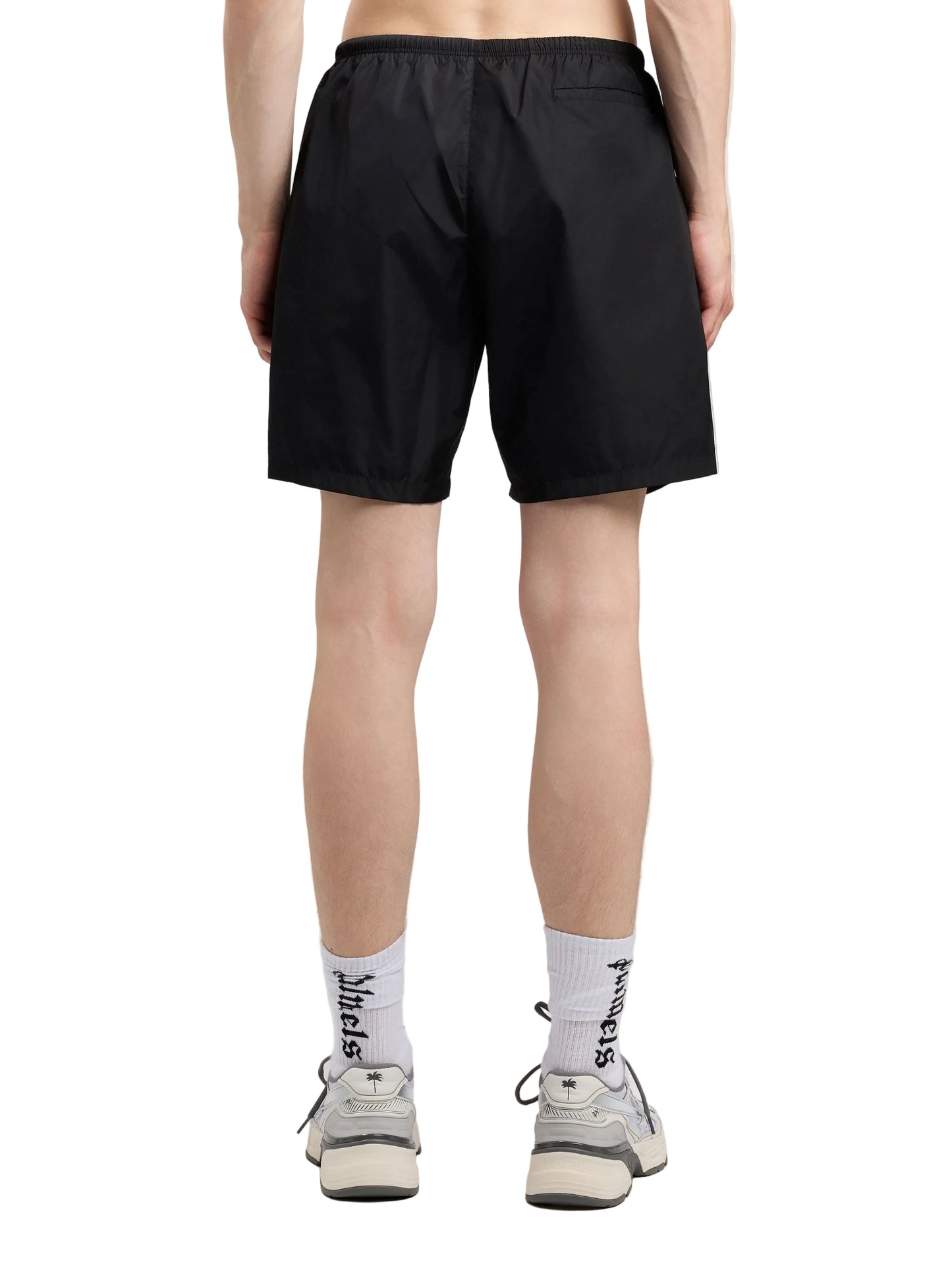 Palm Angels Curved logo swimshort