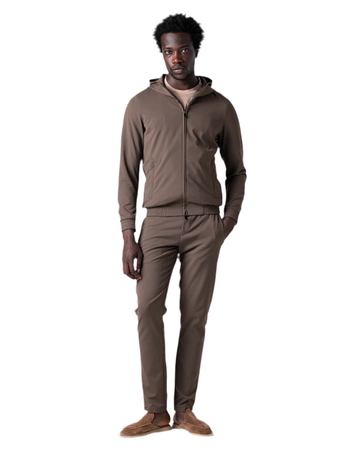 Hooded tech suit
