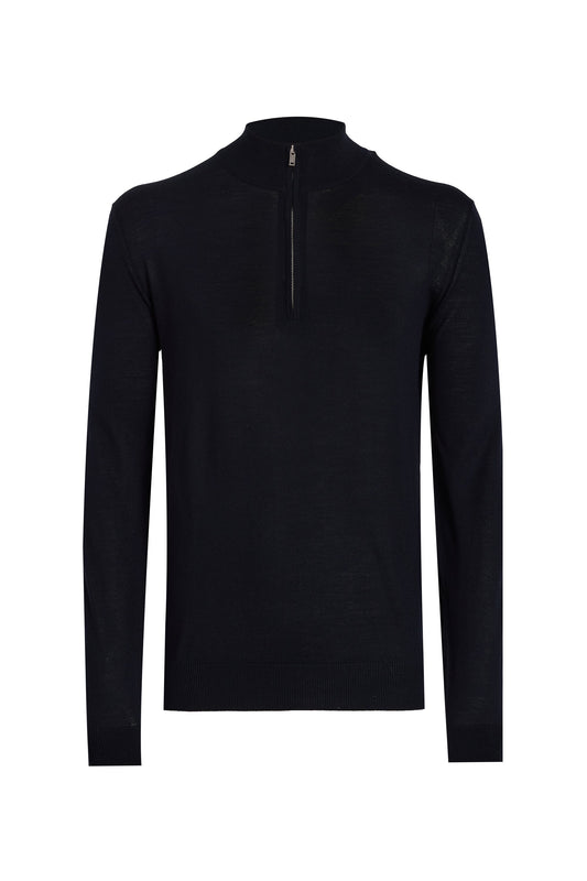 Burker Merino wool halfzip