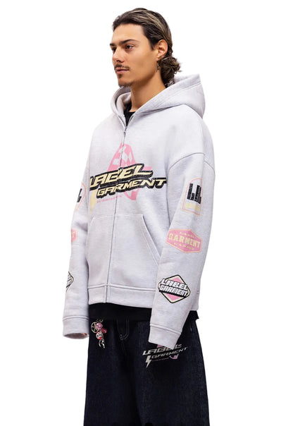 Label Garment Pitlane heavyweight zip hoody