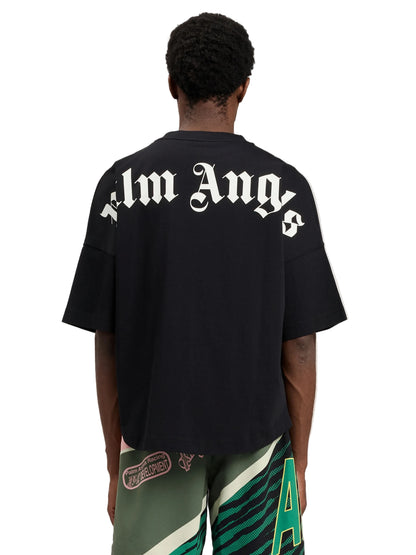 Palm Angels Classic logo over tee
