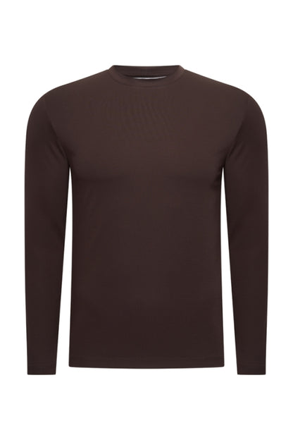 Mi Piace Espresso shiny longsleeve