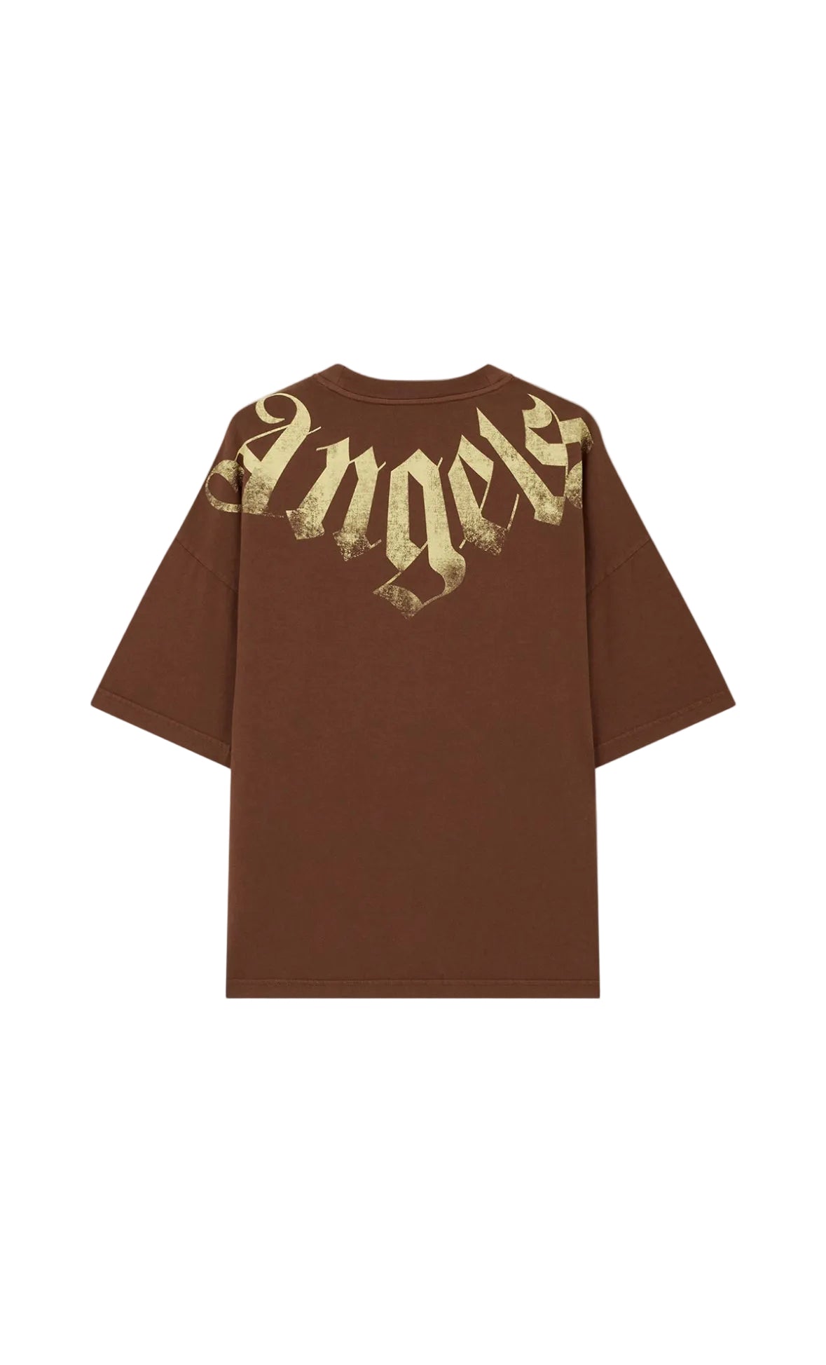 Palm Angels Big neck logo loose t-shirt