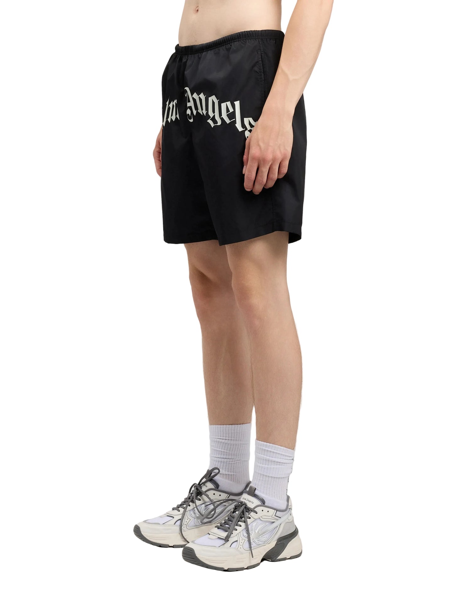 Palm Angels Curved logo swimshort