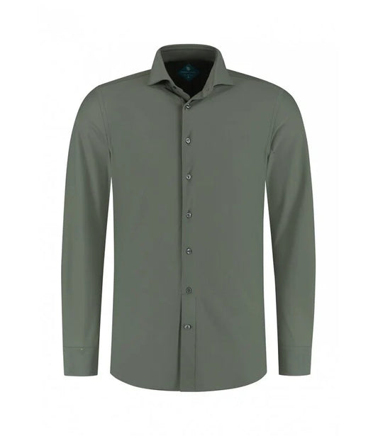 District Indigo Pique performance shirt