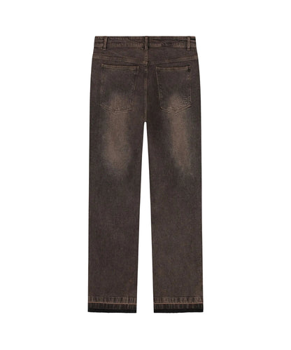 Jorcustom Open hem denim straight fit