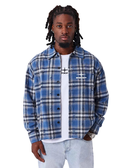 PXP Distressed overshirt