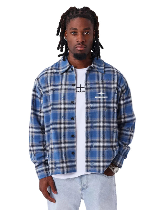 PXP Distressed overshirt