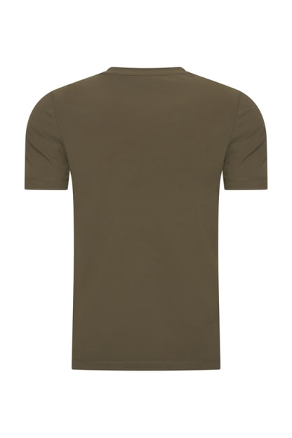 Mi Piace Olive shiny t-shirt