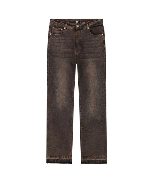 Jorcustom Open hem denim straight fit