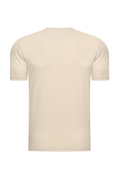 Mi Piace beige shiny t-shirt
