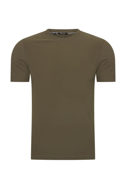Mi Piace Olive shiny t-shirt