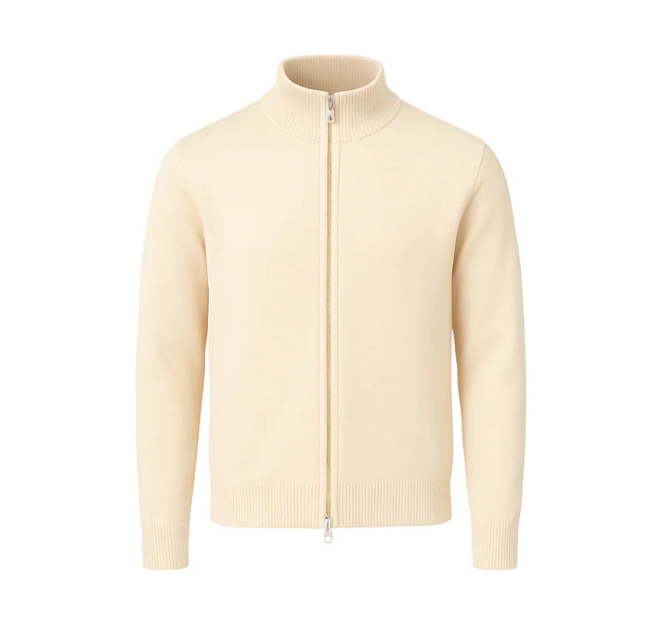 Richesse Knitted zipper vest