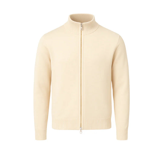 Richesse Knitted zipper vest