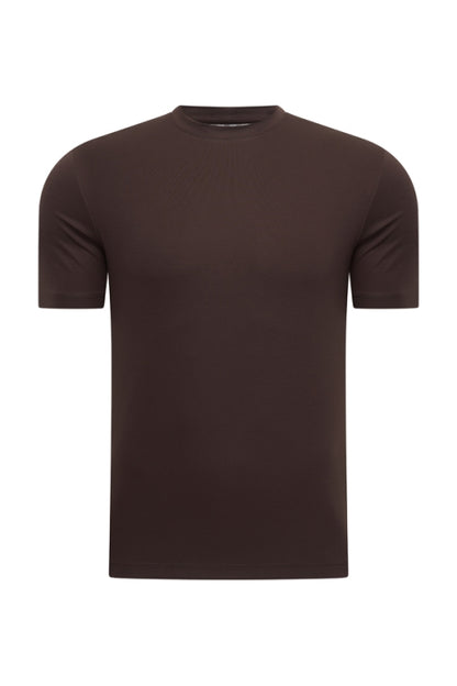 Mi Piace Espresso shiny t-shirt