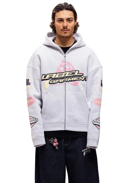 Label Garment Pitlane heavyweight zip hoody