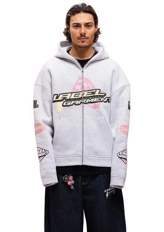 Label Garment Pitlane heavyweight zip hoody