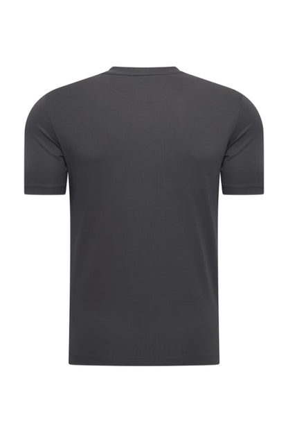 Mi Piace Grey shiny t-shirt