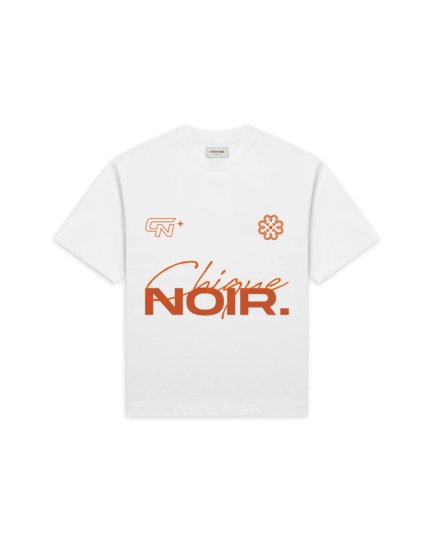 Chique Noir Gods t-shirt orange