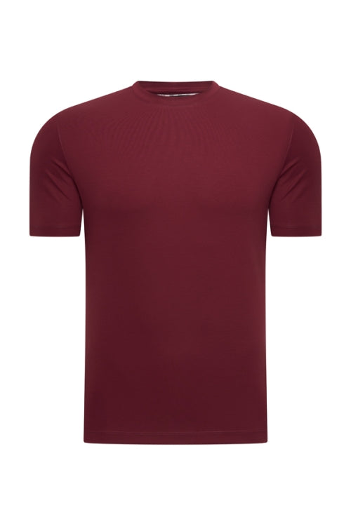 Mi Piace Burgundy shiny t-shirt